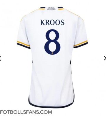 Real Madrid Toni Kroos #8 Replika Hemmatröja Damer 2023-24 Kortärmad